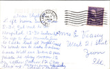 IN, AURORA - corner of 2nd & Main, barber pole, signs etc RPPC postcard - wk0254