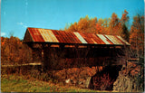 VT, STOWE - Covered Bridge postcard - wK0327