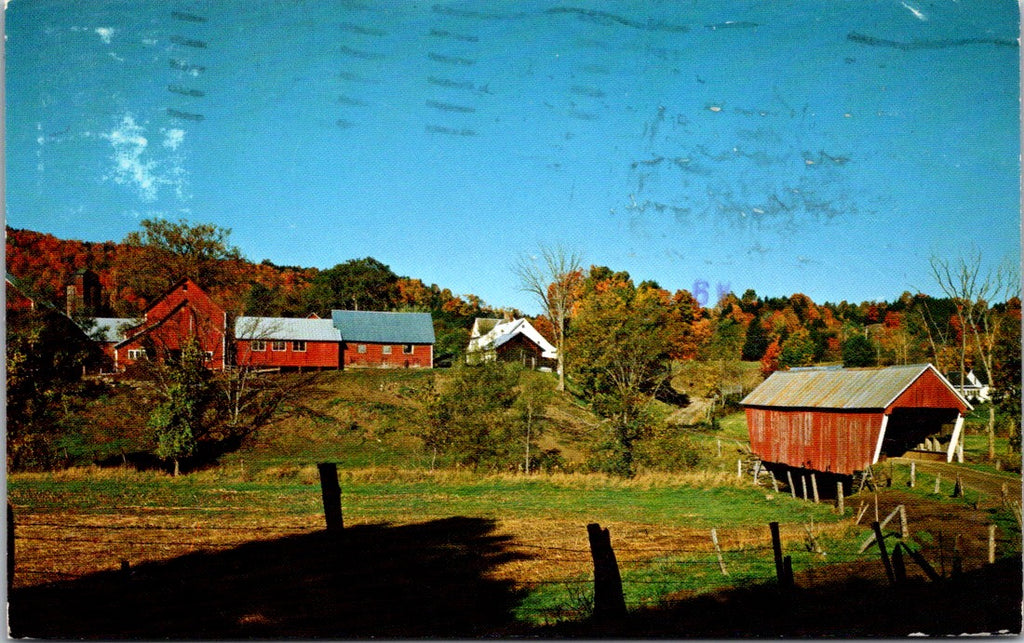 VT, EAST RANDOLPH - Covered Bridge postcard - WK0338