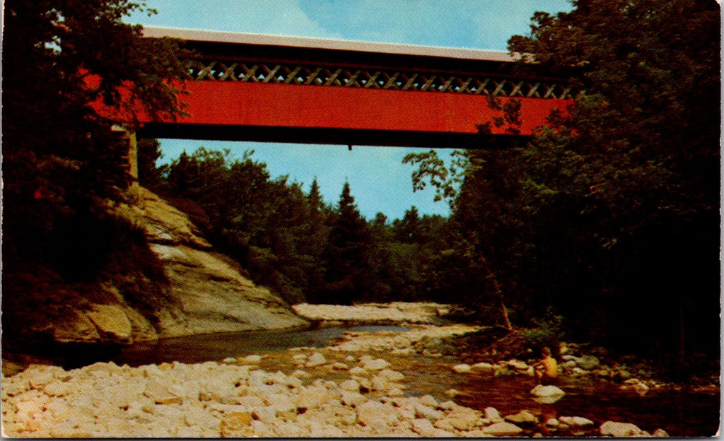 VT, CHISELVILLE - Covered Bridge postcard - WK0344