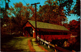 VT, BRATTLEBORO - Covered Bridge, Creamery bridge postcard - WK0345