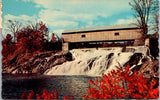 VT, WHITE RIVER JUNCTION - Covered Bridge postcard - wK0350
