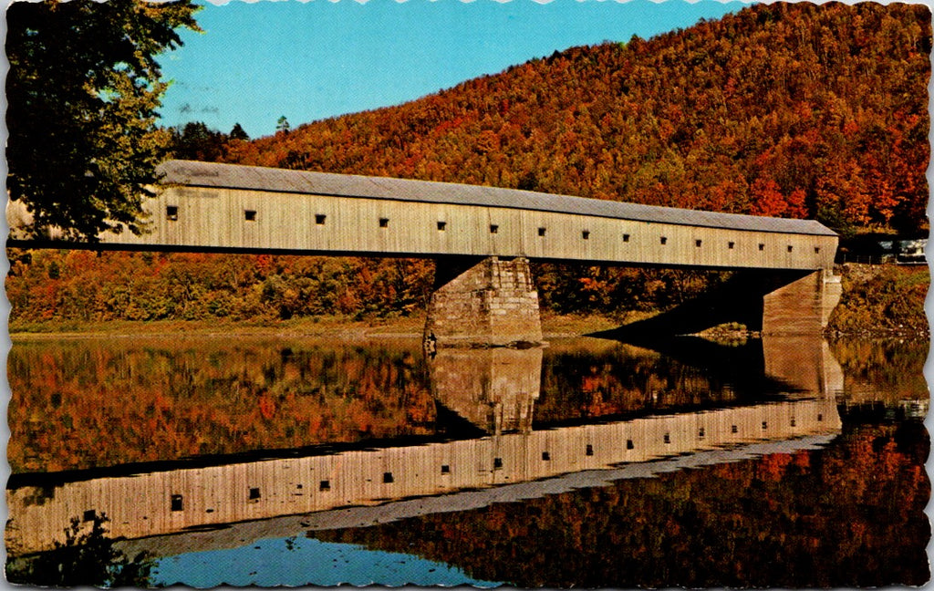 VT, WINDSOR - Covered Bridge postcard - wK0356