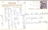 NV, LAS VEGAS - Fremont St with Pioneer Casinos Cowboy postcard - wk0364