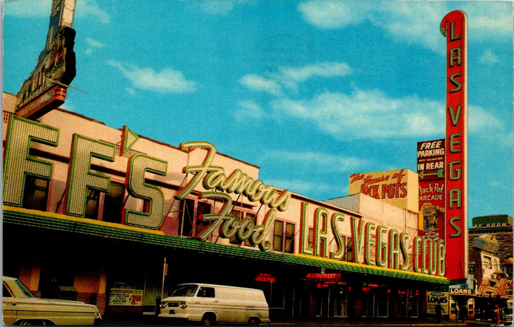 NV, LAS VEGAS - Las Vegas Club on Main & Fremont postcard - wk0373