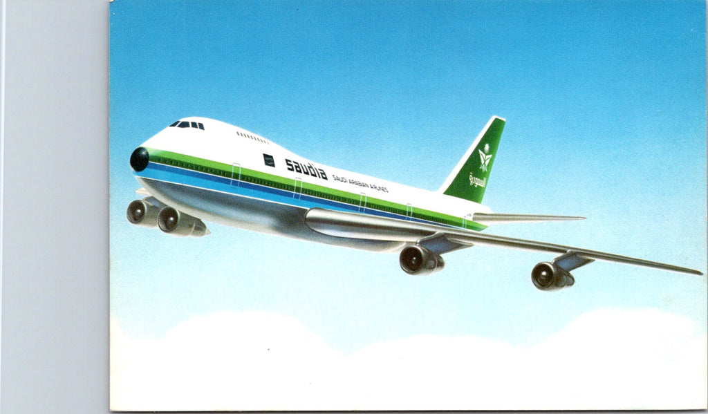 Plane postcard - SAUDI ARABIAN AIRLINES 3 cards - TriStar Boeing 747 - wv0034