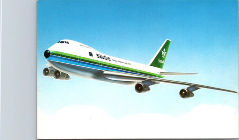 Plane postcard - SAUDI ARABIAN AIRLINES 3 cards - TriStar Boeing 747 - wv0034