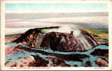WY, YELLOWSTONE - Sponge Geyser closeup, Yellowstone Park postcard - WY0003
