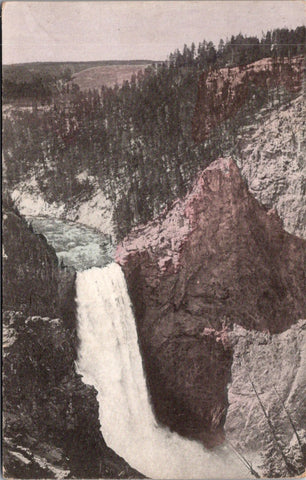 WY, YELLOWSTONE - Grand Canon in Yellowstone Park postcard - WY0007