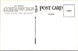 WY, YELLOWSTONE - Shoshone Canyon The Towers, Yellowstone Park postcard - WY0010