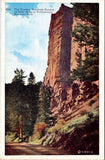 WY, YELLOWSTONE - Shoshone Canyon The Towers, Yellowstone Park postcard - WY0010