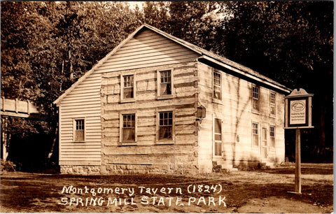 IN, MITCHELL - Montgomery Tavern, Spring Mill State Park (original SOLD) B04309