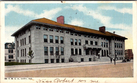 IN, Gary - YMCA building - ?1917 postcard - D04072