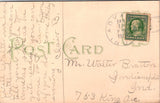 IN, Lebanon - Carnegie Library - Tanner Souvenir Co - 1919 postcard - E23343