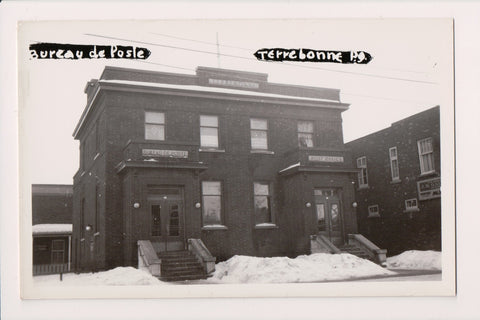 Canada - TERREBONNE, QC - Bureau de Poste or Post Office RPPC - F11010