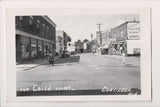 Canada - COATICOOK, QUE - rue Child Street with signs RPPC - F11031
