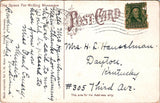 IN, MUNCIE - Methodist Episcopal Church, few other buildings postcard - G03144