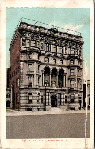 IN, Indianapolis - Columbia Club - Detroit Photographic postcard - G03161
