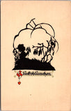 Greetings - Misc - Fantasy silhouette child postcard - SL2138