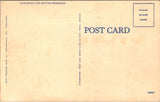 IN, Garrett - Large Letter greetings from - linen postcard - w03705