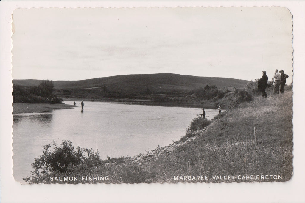 Canada - MARGAREE VALLEY, NS - Salmon fishing - RPPC - w04550