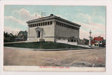 MA, FRANKLIN - Ray Memorial Library - flag postmark from Franklin - w04979