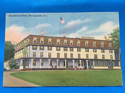 RI, Narragansett - Beachwood Hotel postcard - H15074