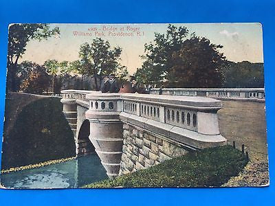 RI, Providence - Roger William Park, Bridge postcard - H15064