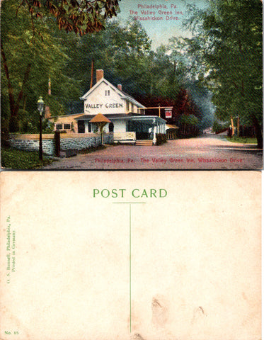 PA, Philadelphia - Valley Green Inn on Wissahickon - postcard - 2k0173