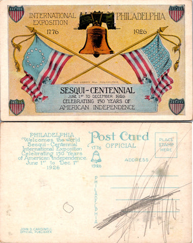 PA, Philadelphia - Int'l Exposition - Sesqui-Centennial postcard - 2k0179