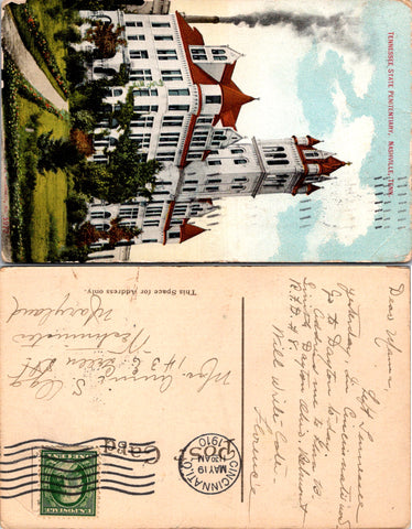 TN, Nashville - Tennessee State Penitentiary - 1910 postcard - 2k0424