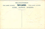 Stamps postcard - SUISSE, SCHWEIZ, SVIZZERA embossed Stamp card - 2k1006