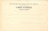 Stamps postcard - Bresil, Brazil embossed Stamp card - 2k1009