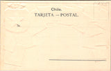 Stamps postcard - CHILE embossed Stamp card - 2k1010