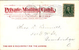 IL, Danville - Carnegie Library (New) - 1905 postcard - 2k1037