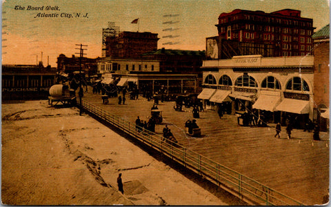 NJ, Atlantic City - Board Walk, Seaside Block, Kondo and Co @1911 - 2k1272