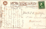 CA, SANTA MONICA  - Palisades cars, pier water etc - 1914 postcard - 2k1322