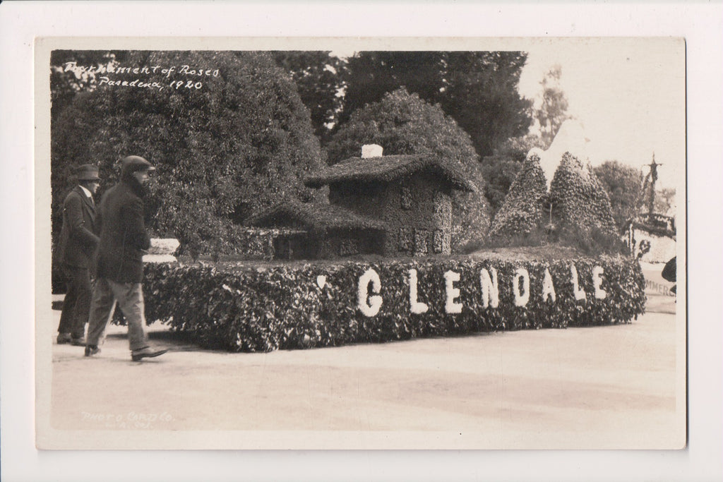 CA, PASADENA - 1920 Glendale FLOAT - RPPC - 2K0015