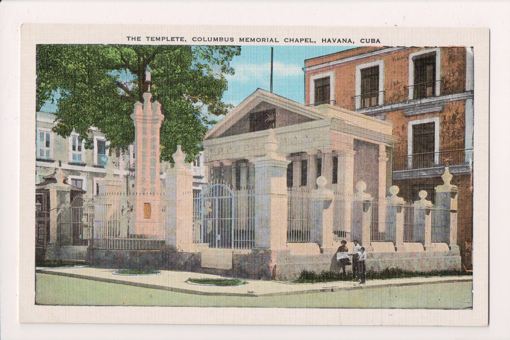 Foreign postcard - HAVANA, Cuba - TEMPLETE, COLUMBUS MEM'L CHAPEL - 2k0092