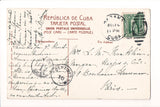 Foreign postcard - CUBA - Field of Pineapples - man, fruit in field - 2k0104
