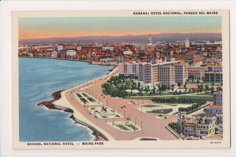 Foreign postcard - Habana, Cuba - HOTEL NACIONAL - Maine Park - 2k0119