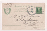 Foreign postcard - CAMINO de los PINARES, Cuba - USS North Dakota cancel - 2k01