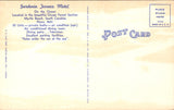 SC, MYRTLE BEACH - GARDENIA TERRACE MOTEL - linen postcard - 2k0187