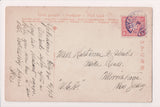 Foreign postcard - FUJI, Japan from Iwabuchi @1913, buildings, Japanese symbols - 2K0267