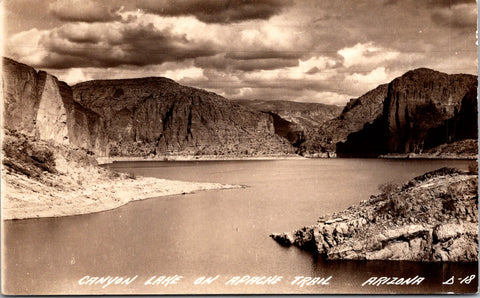AZ, Canyon Lake on Apache Trail - Arizona - RPPC postcard - 2k0397