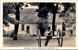 NJ, Washington Crossing - McKonkey House, canon - 1945 postcard - 2k0453