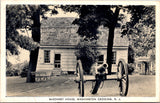 NJ, WASHINGTON CROSSING - McKonkey House, canon - 1945 postcard - 2k0453
