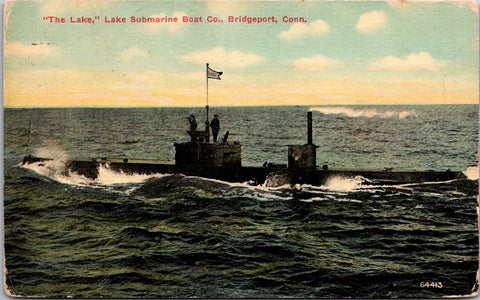 Ship Postcard - LAKE, The - Lake Submarine Boat Co - 2k0508