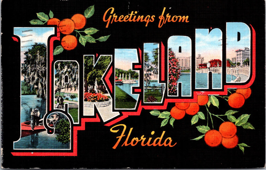 FL, Lakeland - Greetings from - Large Letter postcard - 2k0524