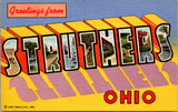 OH, Struthers - Greetings from - Large Letter postcard - 2k0548